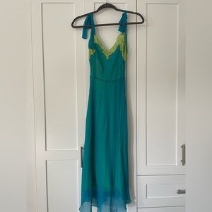BETSEY JOHNSON Silk midi dress